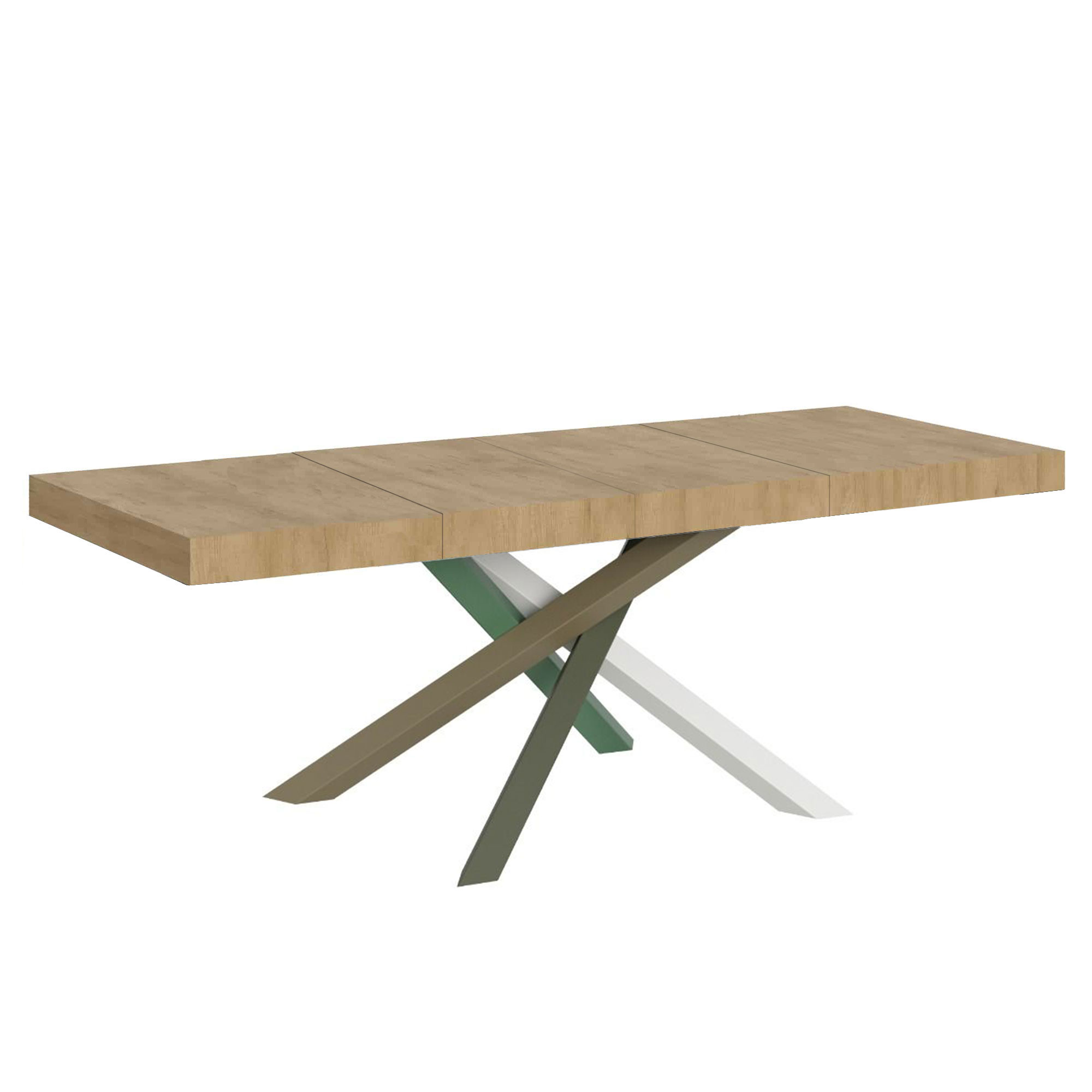 Itamoby Tavolo allungabile 90×160/264 cm Volantis Premium Quercia Natura telaio 4/A