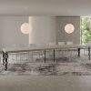 Tavolo allungabile 90x180/440 cm Karamay Premium cashmere telaio antracite - immagine 5